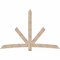 Ekena Millwork Alberta Smooth Timber Gable Bracket, Douglas Fir, 96"W x 64"H x 3 1/2"D x 5 1/2"F, 16/12 Pitch GBW096X64X0406ALB00SDF - alternate 1